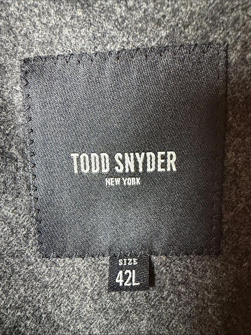 Todd Snyder Sutton Italian Flannel Sport Coat Blazer Suit Jacket 100% Wool